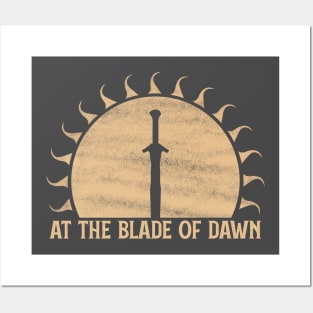 At the Blade of Dawn (Desert): Fantasy Design Posters and Art